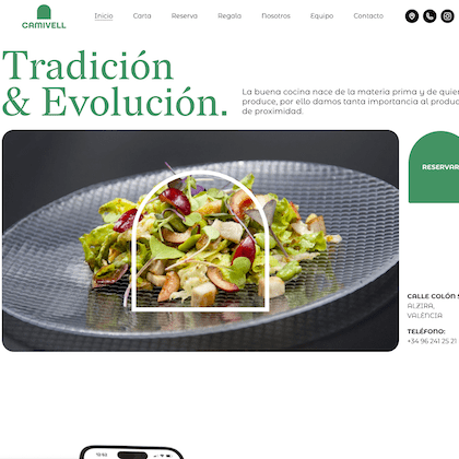 Camivell app & web