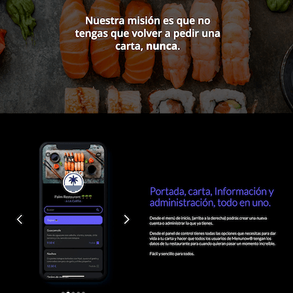 Screenshot de Menunow